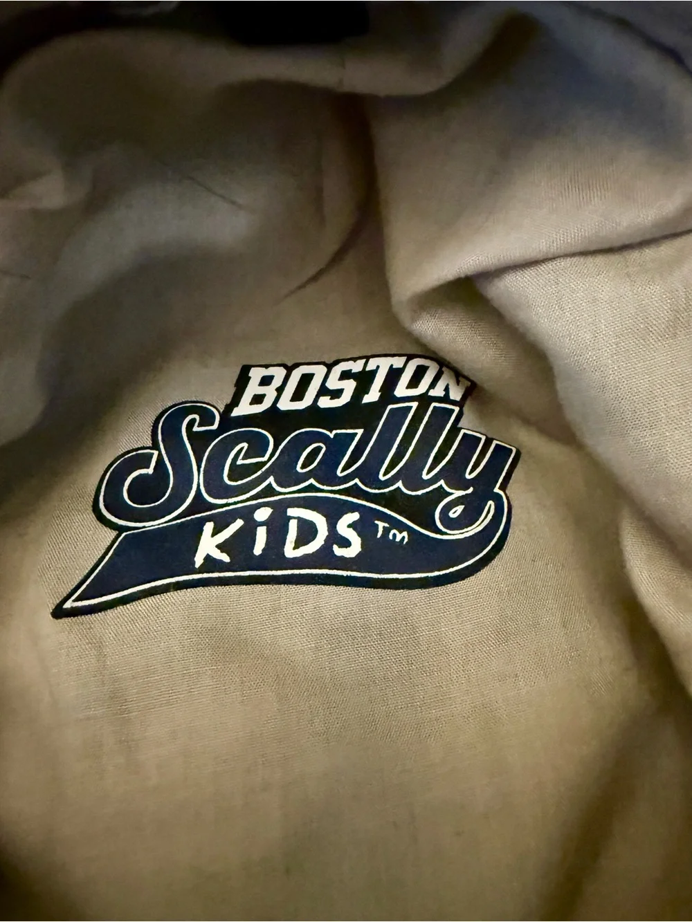 Boston Scally Kids Navy Blue Cotton Cap – size Large 53 cm